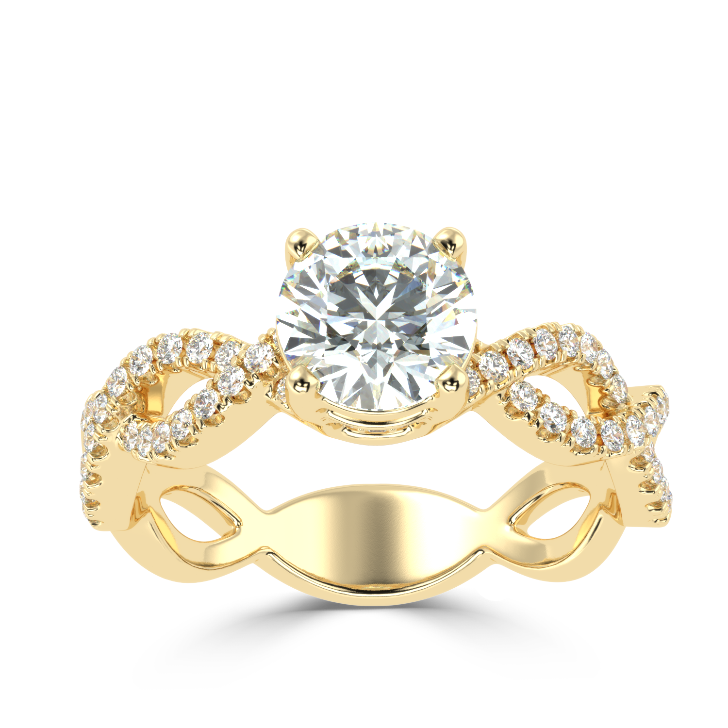 Buy 1.00Ct H VS1 Natural Diamond Ring | SolitaireKart